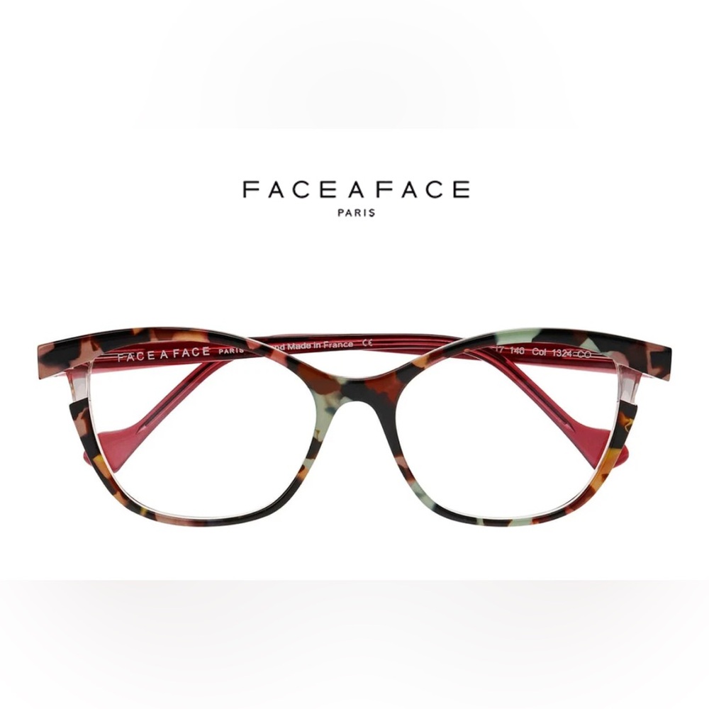 Face a face 
Tortoise Shell Women's Glasses